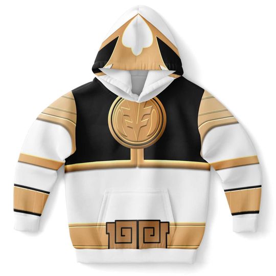 Discover Youth MMPR White Ranger 3D Hoodie