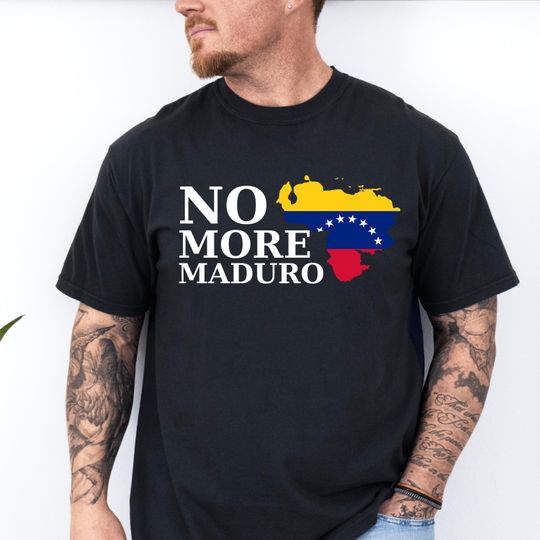 Discover No More Maduro Shirt, Venezuela Freedom T-Shirt, Stand with Venezuela, Anti Maduro Protest Tee, Venezuela Libre, Maduro Capturado Tee