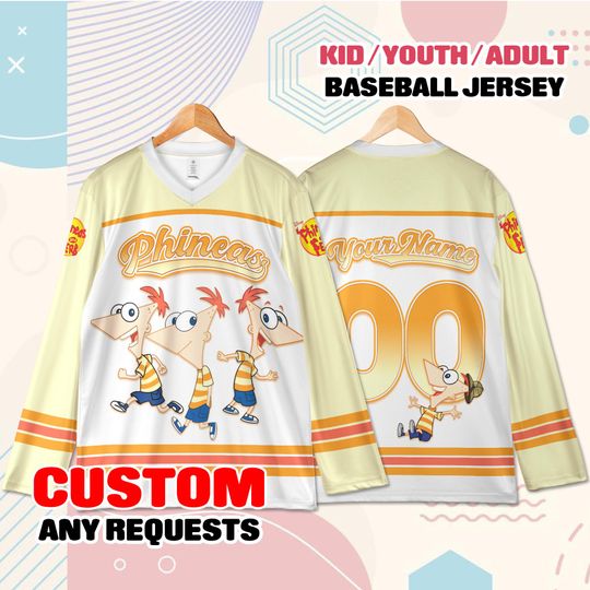 Discover Custom Cartoon Hockey Jersey Name Number  Youth Adult Personalized Hockey Shirt Gift