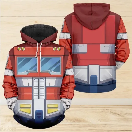 Optimus Prime Costume Hoodie/Leggings, Transformers Shirt For Men, Robots Movie