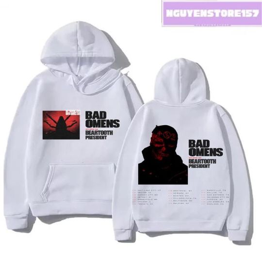 Discover Bad Omens Hoodie, Do You Feel Love Tour 2026 Hoodie, North America 2026 Tour City Dates Two Sided T-Shirt, Gift For Her
