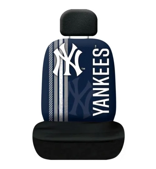 Discover New York Yankees Rally Design Seat Cover [NEW] MLB Car Truck Seatbelt Bucket