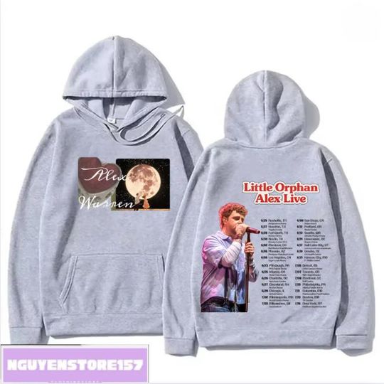 Discover Alex Warren Little Orphan Alex Live Tour 2026 Sweatshirt, Vintage Alex Warren Moon Dance Sweatshirt, Dreamy Aesthetic Gift
