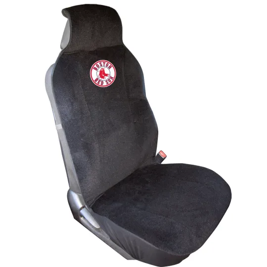Boston Red Sox Car Seat Cover, Standard, Black/Team Colors