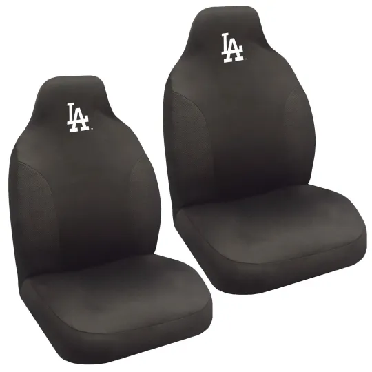 Discover New 2PC MLB Los Angeles Dodgers Car Truck Front Bucket Seat Covers Set