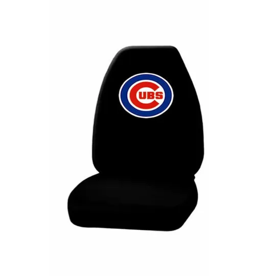Discover Baseball Chicago Cubs High Back Car Seat Covers Universal SUV - Single