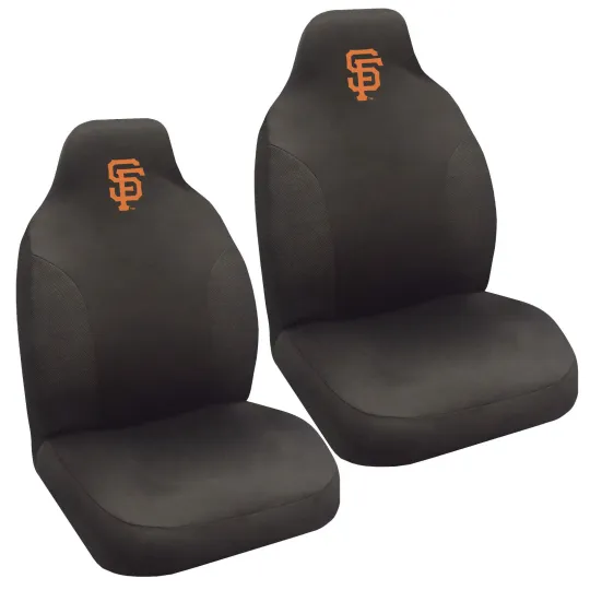 New 2PC  San Francisco Giants Car Truck Front Bucket Seat Covers Set