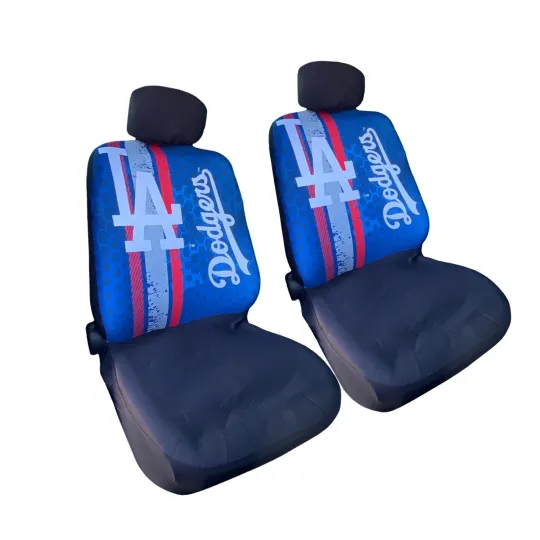 Discover New MLB Los Angeles Dodgers Low Back Front Seat Cover Universal Fit - Pair