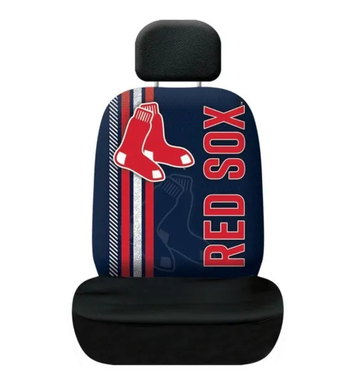 Boston Red Sox Rally Design Seat Cover [NEW]  Car Truck Seatbelt Bucket