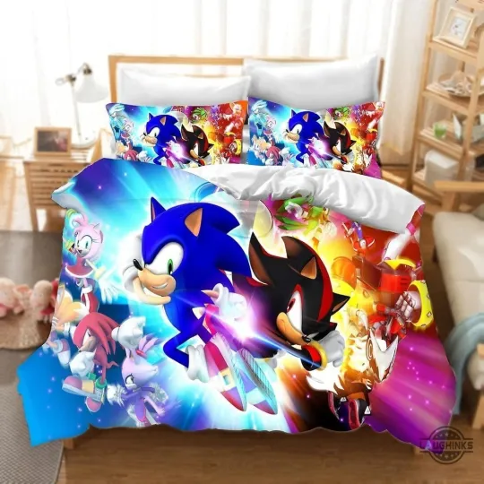Sonic and Shadow Bedding Set for Boys and Girls