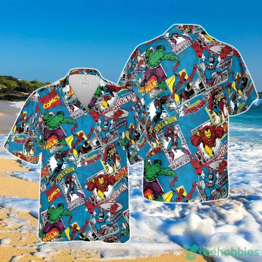 Discover Marvel Avengers Hawaiian Shirt For Men And Women, Unisex Adult, Size S-5XL