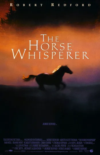 Discover The Horse Whisperer Robert Redford 1998 Silhouette Movie Poster