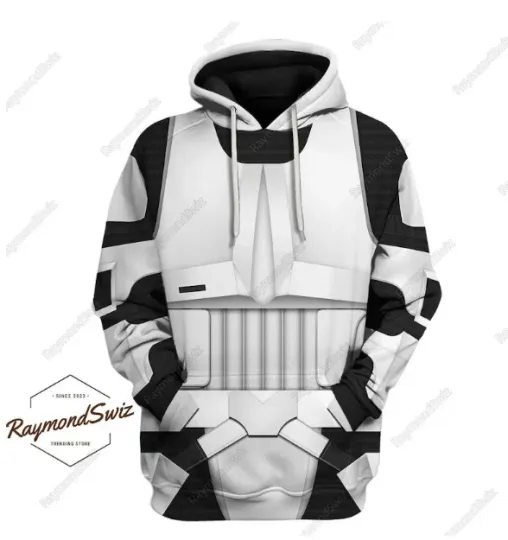 Stormtrooper 3D HOODIE HALLOWEEN GIFT CHRISTMAS GIFT BEST PRICE OVER PRINT