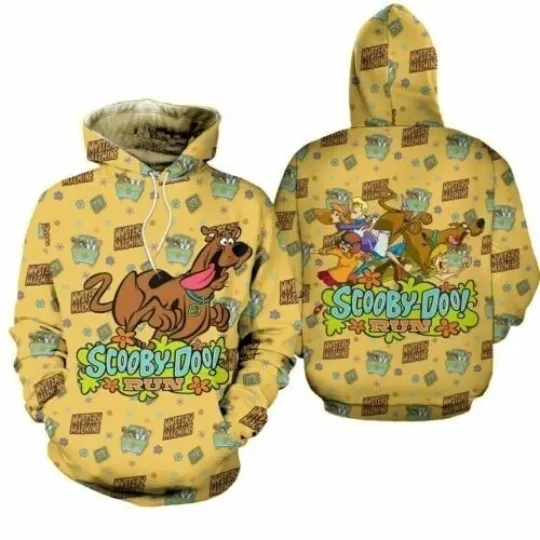 Discover Scooby Doo Run Mystery Machi 3D HOODIE All Over Print Mother Day Gift Best Price