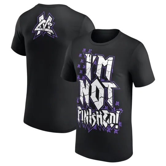 Discover Men's Black Matt Cardona Superstar T-Shirt