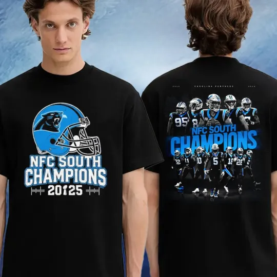 Discover Carolina Panther Are NFC South Champions Unisex T-Shirt