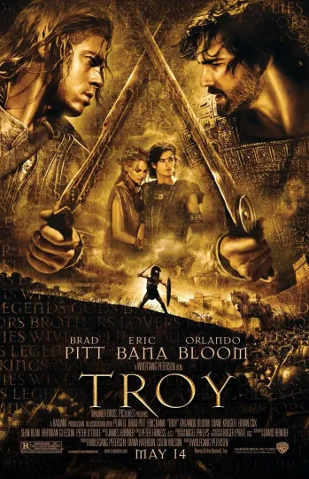 Discover AA5748 Troy Film Poster Wolfgang Petersen 2004 Collage Vertical Poster