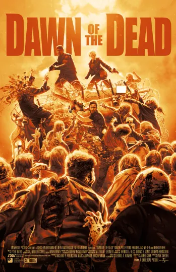 Dawn of the Dead Zack Snyder 2004 Movie Poster Vertical Premium Matte