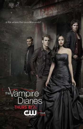 Discover The Vampire Diaries Show Poster by Julie Plec 2009 Premium Matte Vertical Poster