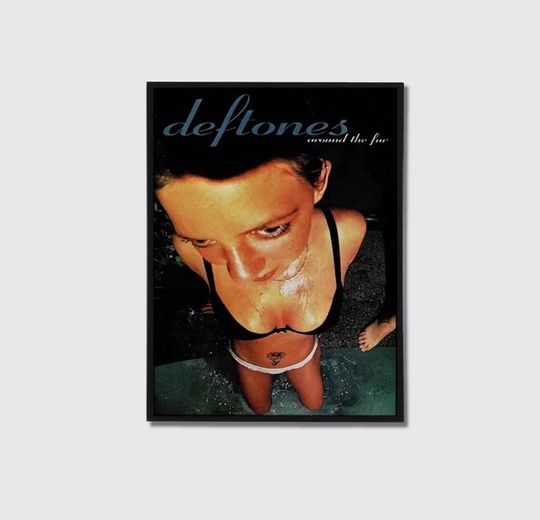 Deftone Around the Fur Poster Nu Album Art Print 90s Alternative Rock Wall Decor