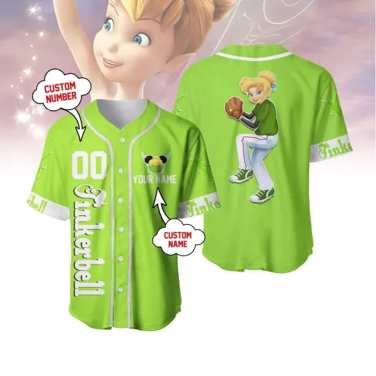 Discover Personalized Tinker Bell Jersey Tinkerbell Jersey Shirt
