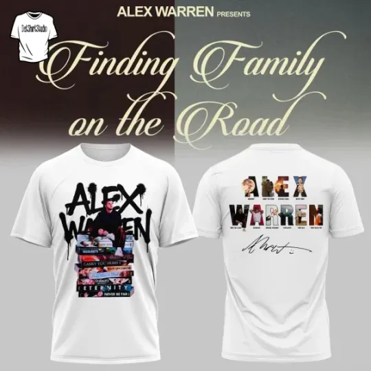 Discover HOT!! Alex Warren Tour Merch 2026 T-Shirt