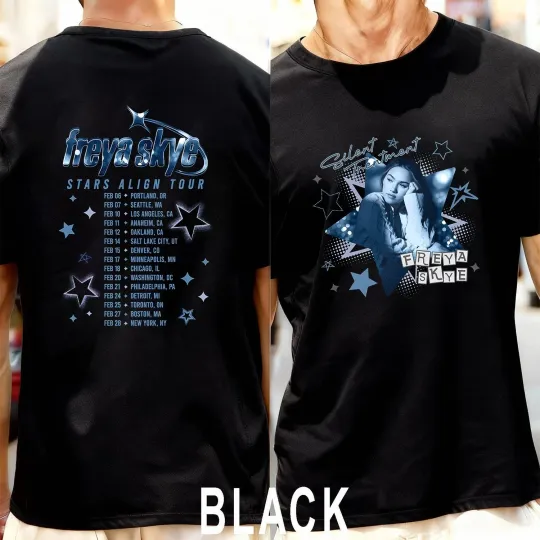 Silent Treatment Stars Align Freya Skye Tour Dates 2026 T-Shirt