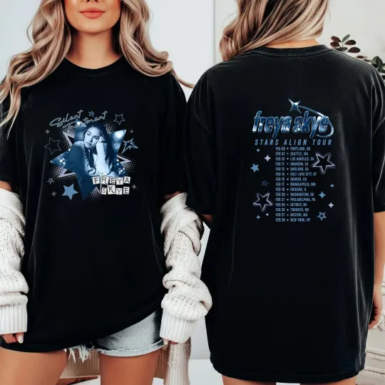 Discover Freya Skye Silent Treatment Stars Align Tour Dates 2026 Unisex T-Shirt