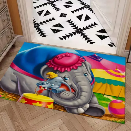 Discover Dumb And His Mother Print Door Mat Kitchen / Bathroom With Non-slip Backing