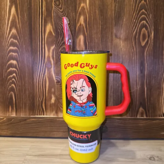 Chucky 40 oz Stainless Steel Tumbler with Handle