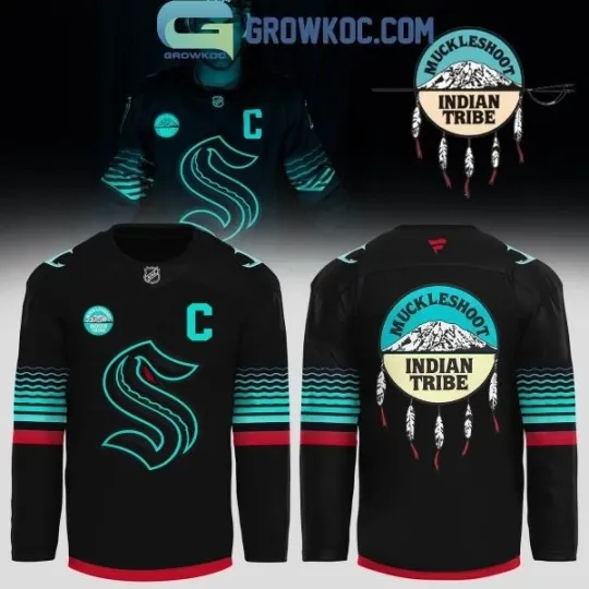 Discover Seattle 1Kraken Muckleshoot 1Indian Tribe Hockey Jersey