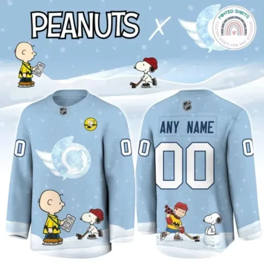 Discover Ottawa Senator x Peanut Custom Name Hockey Jersey All Sizes