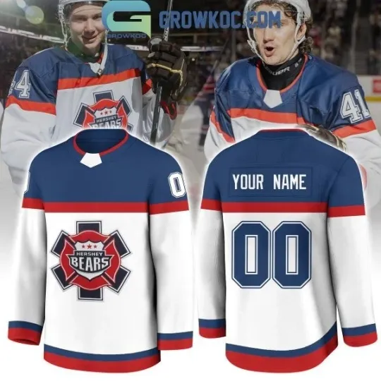 Discover Hershey Bear x Protect And Serve Night Hockey Jersey