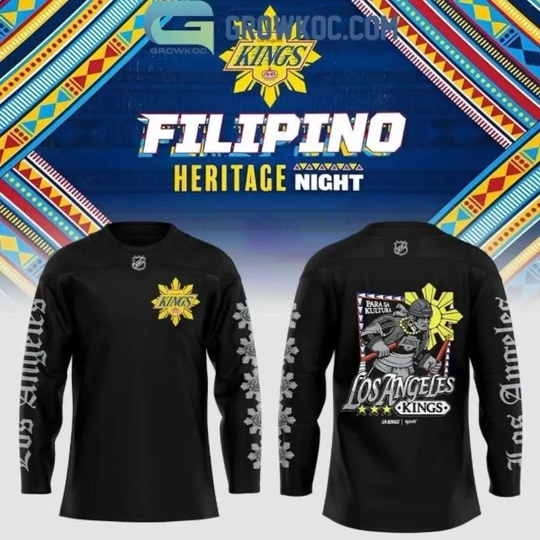 Discover Los Angeles King Filipino Heritage Night Hockey Jersey All Sizes