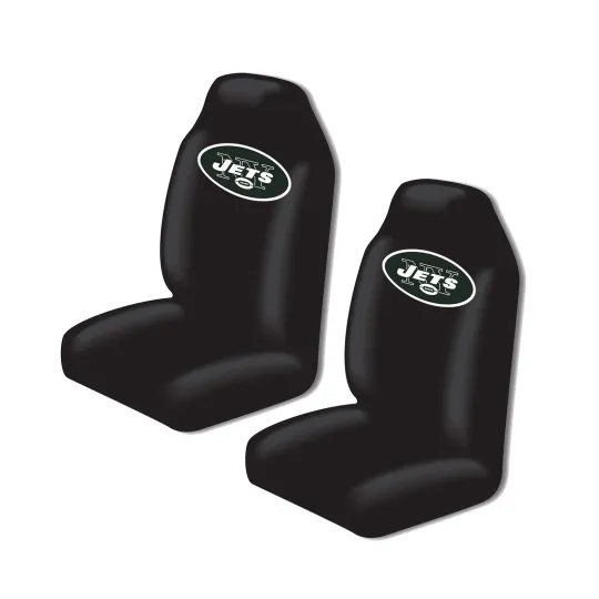 Discover New football New York Jets 2 Front Universal Fit Car Truck  Bucket Seat Covers