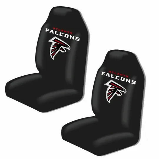 Atlanta Falcons Car Seat Covers High Back  Pair Universal SUV