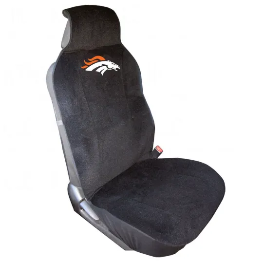 Discover Brand New football Denver Broncos Car Truck SUV Van Front Sideless Seat Cover