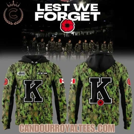 Discover Kingston Frontenac Special Canadian Forces Uniforms Hoodie