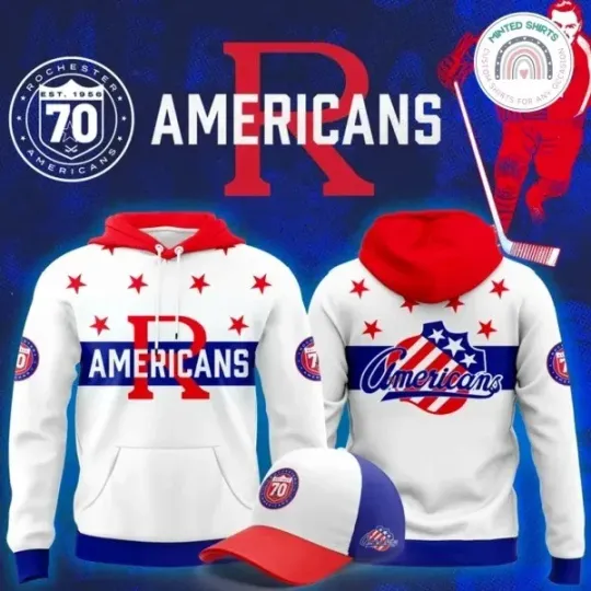 Discover Rochester American 2025 Hoodie Unisex All Sizes