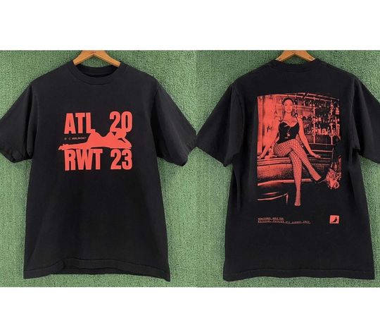 Discover 2023 RWT Atlanta Renaissance Tour Beyonce Vintage Double Sided T-Shirt