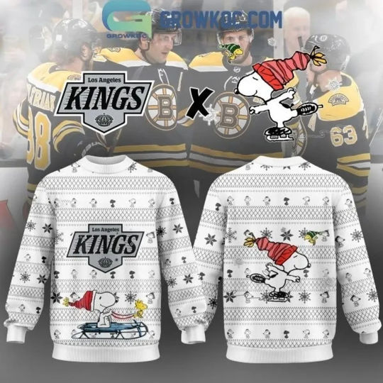 Discover Los Angeles King x Snoo.py Winter Ugly Sweater All Sizes