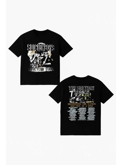 Discover Suicideboys Merch Grey Day Tour T-shirt Merch G59 Suicideboys 2025 Grey Day Tour