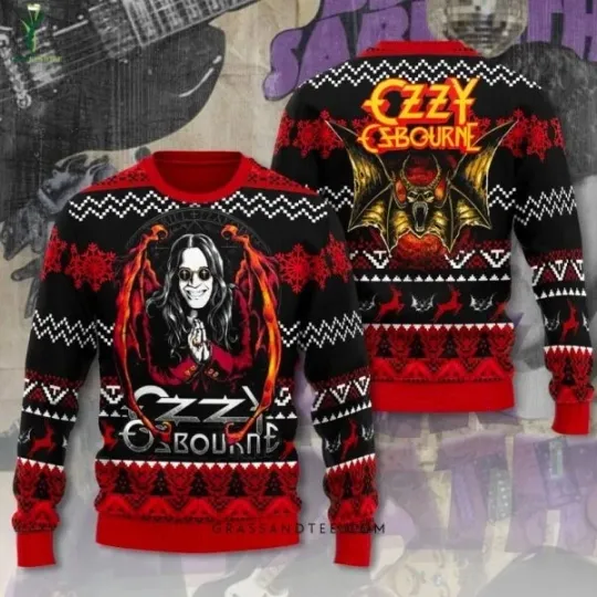 Discover Black Sab.bath x Oz.zy Osbournes Ugly Sweater All Sizes