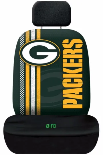 Discover football Green Bay Packers Printed Logo Car Seat Cover Officially Licensed