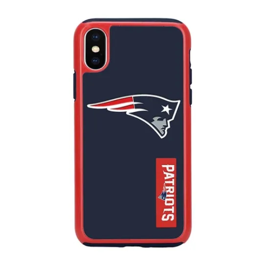 football New England Patriots Dual Hybrid Case for iPhone X & XS (5.8")