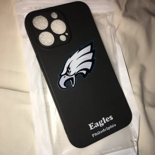 football Philadelphia Eagles  🦅 Jell  silicone iPhone 13 Pro Max￼ Case