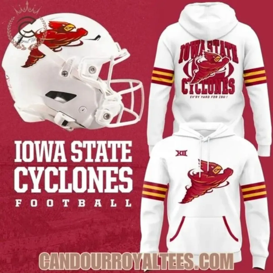 Iowa State Football Punching Cy 1995 Hoodie All Sizes