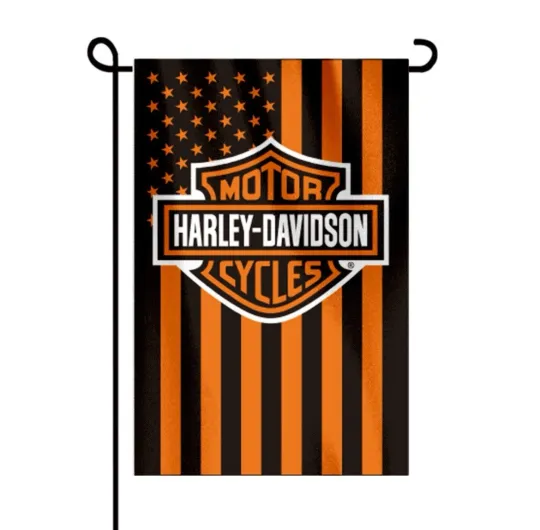 Haarleyy Davidson Garden Flag