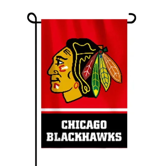 Discover Chicago Blackhawks Garden Flag