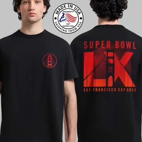Discover football Super Bowl LX San Francisco Bay Arena On February 8 2026 Bridge T-Shirt